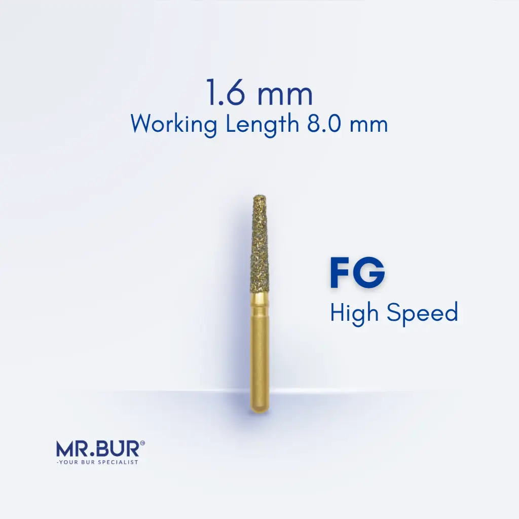 FG GOLD TAPER FLAT END